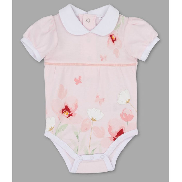 Picture of T20349: BABY COTTON GIRLS FLORAL BODYSUIT (0-12 MONTHS)